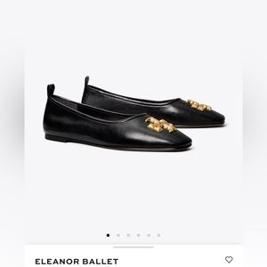 Brand new with box Tory Burch Britten Ballet Sheep Plume NAPPA.
 Size 6 new